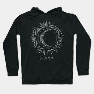 Totality 04.08.2024 April 8, 2024 Solar Eclipse Hoodie